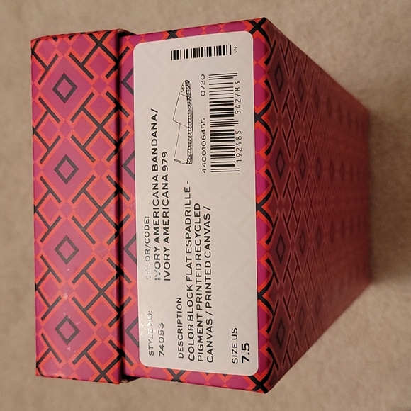 Tory Burch Espadrilles NWT 7.5 - Picture 3 of 6